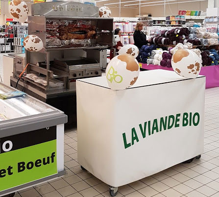 Table traiteur pliante facile à transporter, ergonomique et professionnelle mobigrill_7