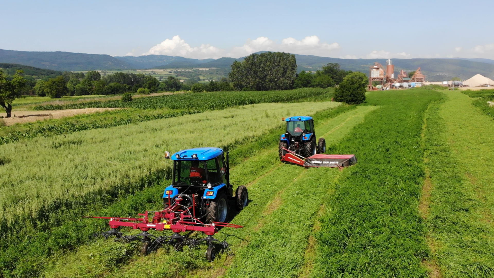 Faneur performant pour tracteurs avec prise de force 540 T/mn