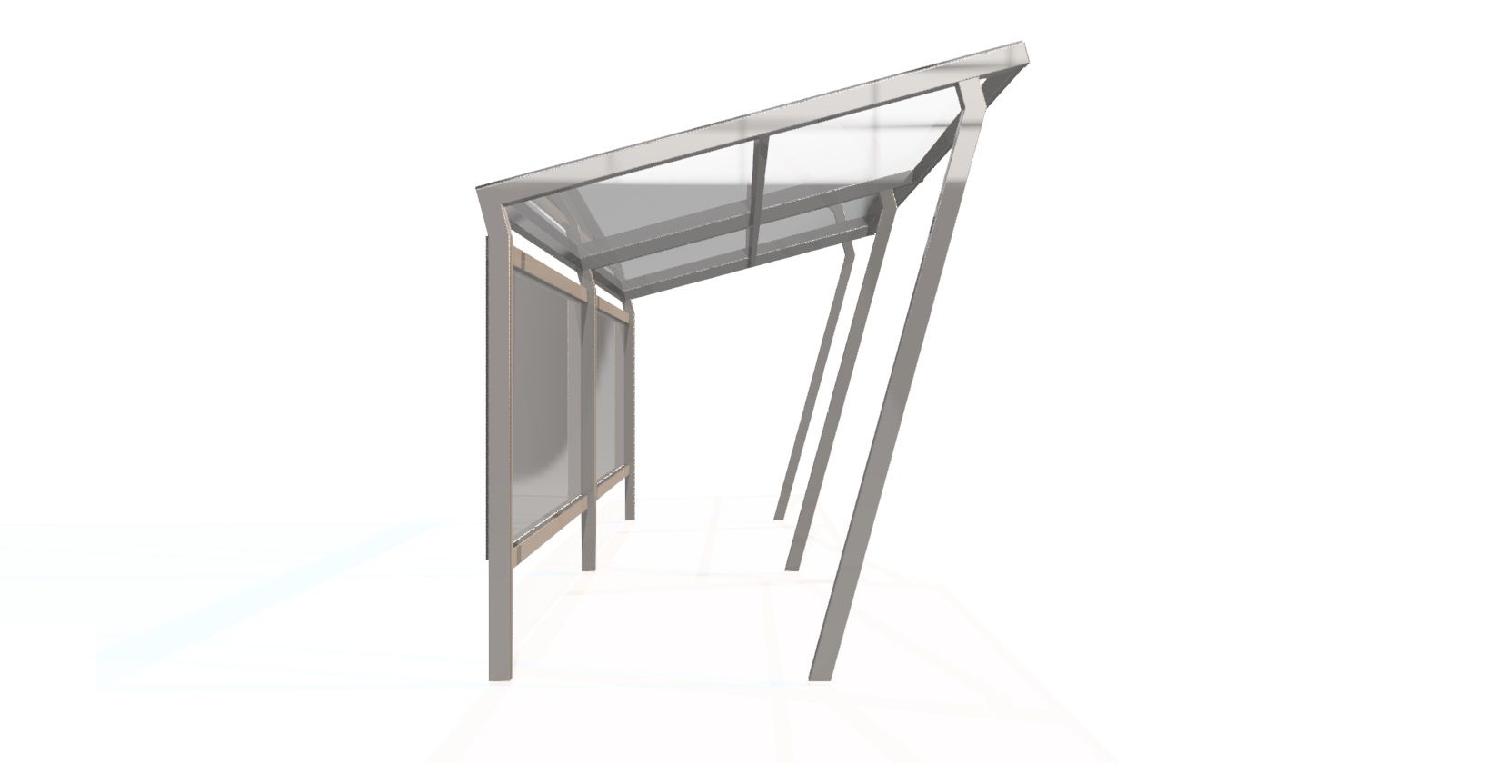 Abris vélo en acier inoxydable ou peint - Référence ABRV03 - Design haute qualité_7