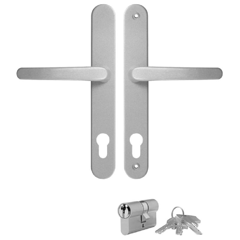 Vidaxl porte d'entrée blanc 108x208 cm pvc 3187866_7