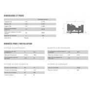 GMW-905 T5 50 Hz triphasé - Groupe électrogène industriel Genelec - 1004 kVA avec moteur MTU et alternateur MECC ALTE_7