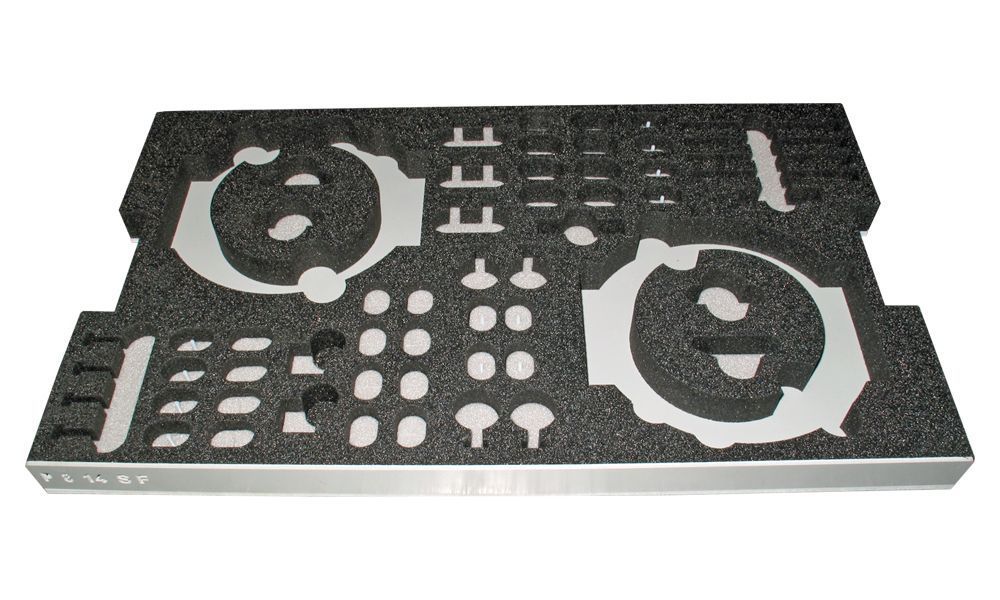 Découpe jet d'eau de mousse et caoutchouc