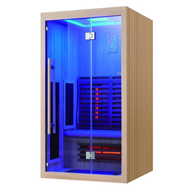 SAUNA INFRAROUGE BOREAL® SIGNATURE - 110 À SPECTRE COMPLET - 110X110X205_7