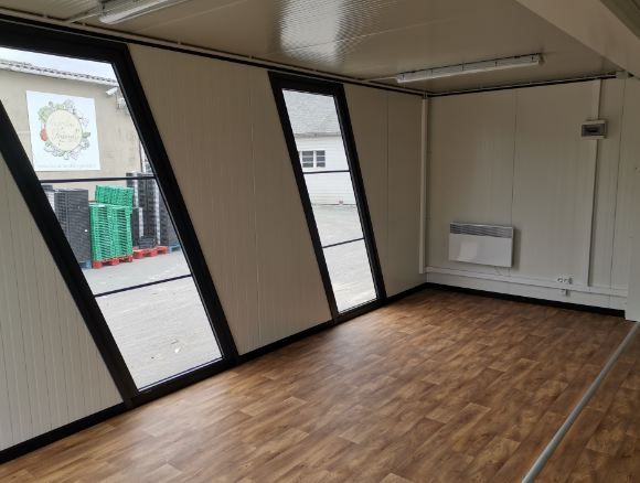 Bureau modulaire de vente - 2 modules design avec options palier, rampe PMR et équipements - L.6.09m x l.9.68m_7