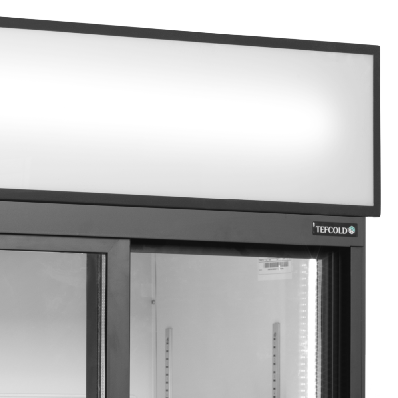 Refroidisseur de présentation - Vitrine réfrigérée FSC à 2 ou 3 portes - Extérieur blanc ou noir avec cadre aluminium_7