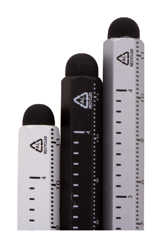 Stylo sans encre longue durée - aluminium recyclé - stylet tactile et pointe en alliage métallique_7