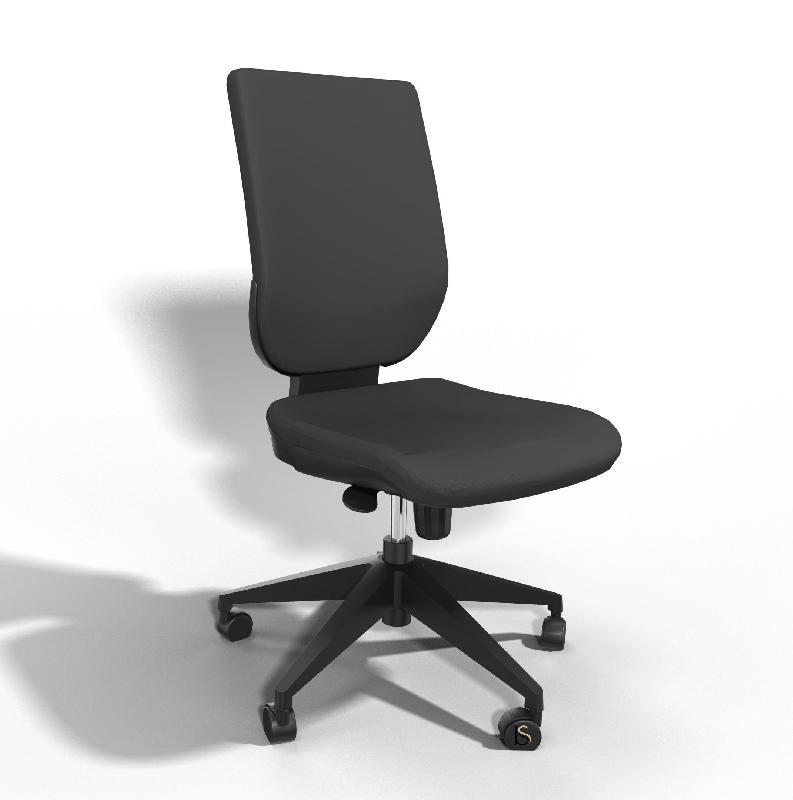 Siège de bureau Tertio haut dossier synchrone - Sokoa - Noir, Non_7
