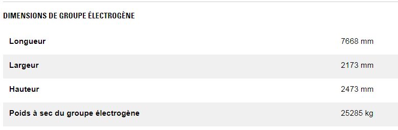 G3520h groupes électrogènes industriel à gaz - caterpillar -puissance continue maximale 1 763 kw à 2 519 kw_7