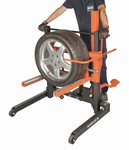 Élévateur hydraulique pour montage/démontage des roues - 600 kg - BH8AC3-600 - inclinable et certifié CE_7