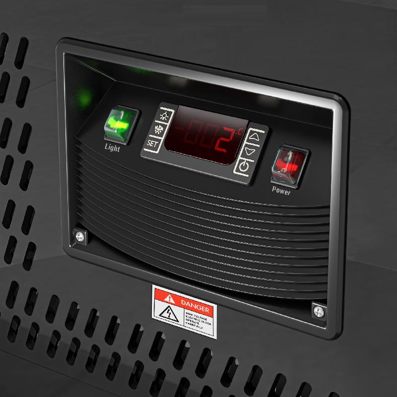 Vitrine réfrigérée de présentation avec service-arrière (l150 x p73 cm) avec éclairage led et 2 étagères_7