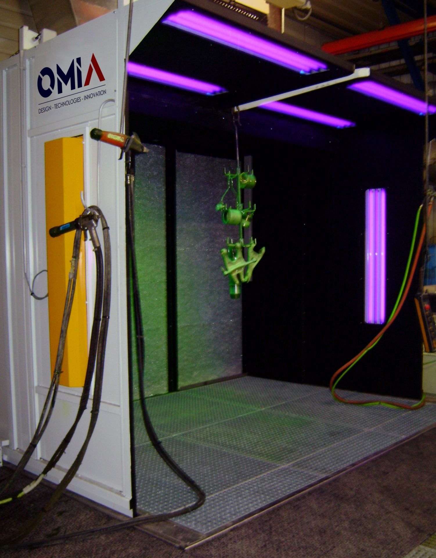 Système de séchage et révélateur pour contrôle de pièces