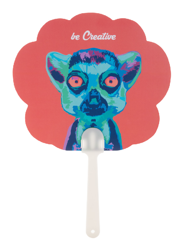 Éventail sur-mesure avec poignée en plastique et papier stratifié - Impression logo - Quantité minimale 100 pcs_7