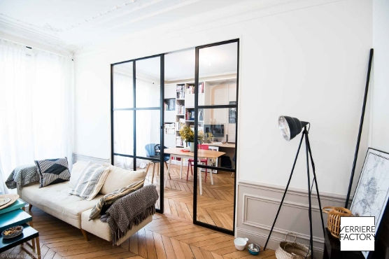 Verrière cloison sur mesure - Idéale pour délimiter vos espaces avec style et lumière naturelle_7