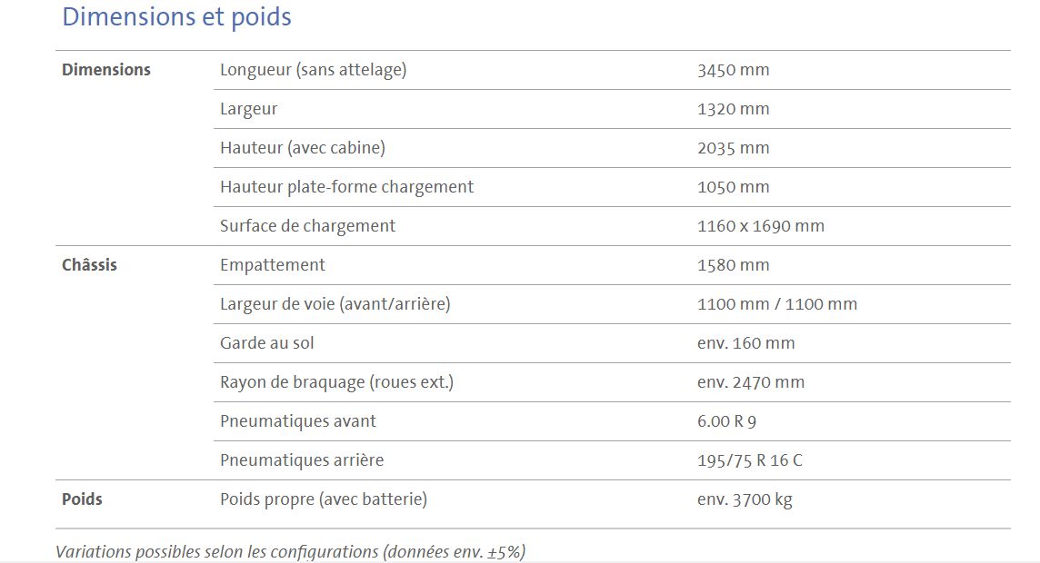 Comet 3E - Tracteur logistique électrique Mulag - Poids propre avec batterie env. 3700 kg_7