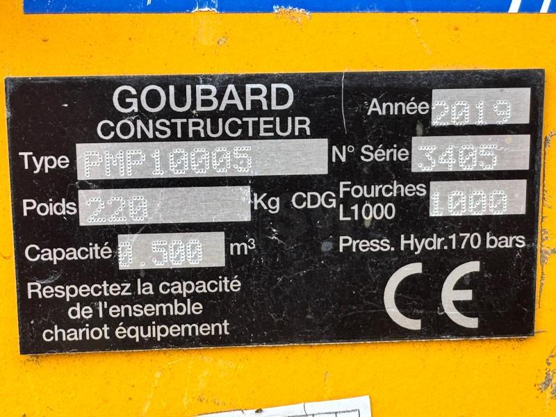 GOUBARD Benne basculante mécanique pour chariots élévateurs_7