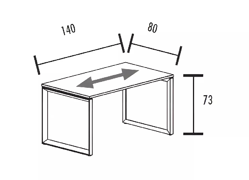 Bureau individuel piètement fermé So Sierro_7