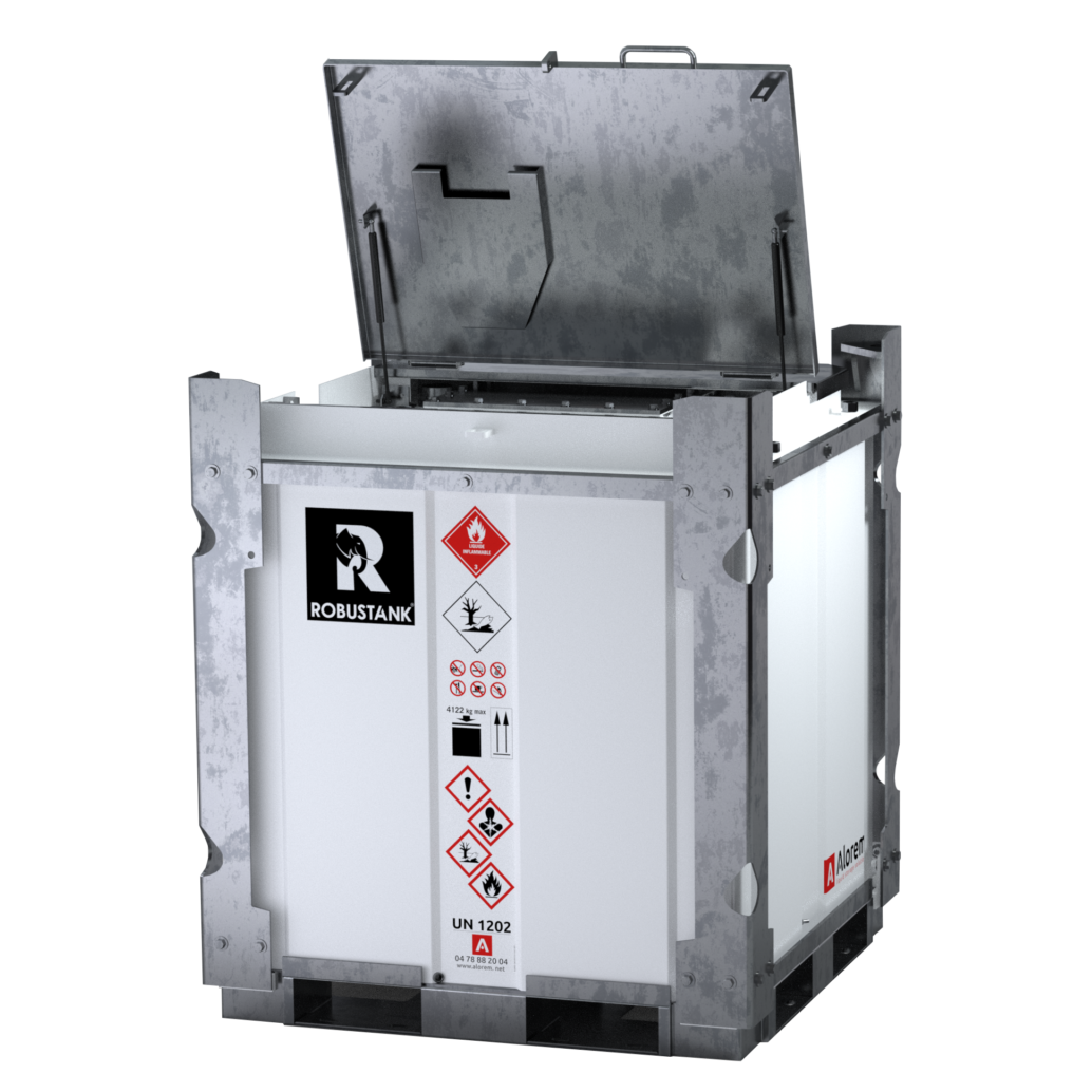 Cuve de transport de gasoil Robustank Performance - 928L à 2829L - homologuée UN/ADR - acier double paroi_7