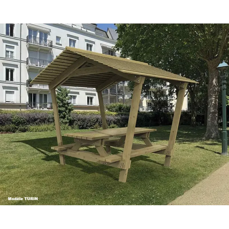 Table pique-nique avec ombrière_7