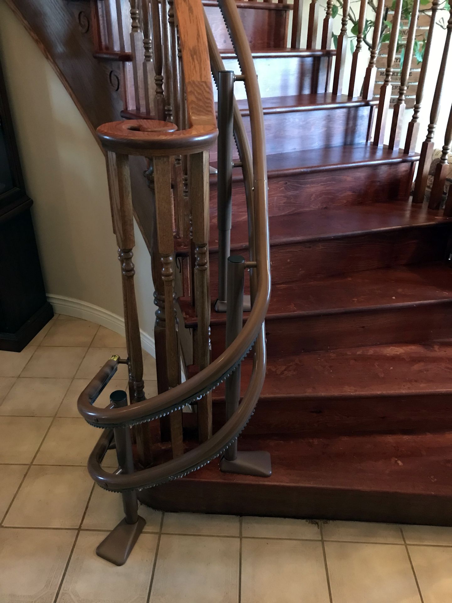 Monte-escalier avec double rail idéal pour les escaliers en colimaçon, tournants - Handicare double-rail 4000_7