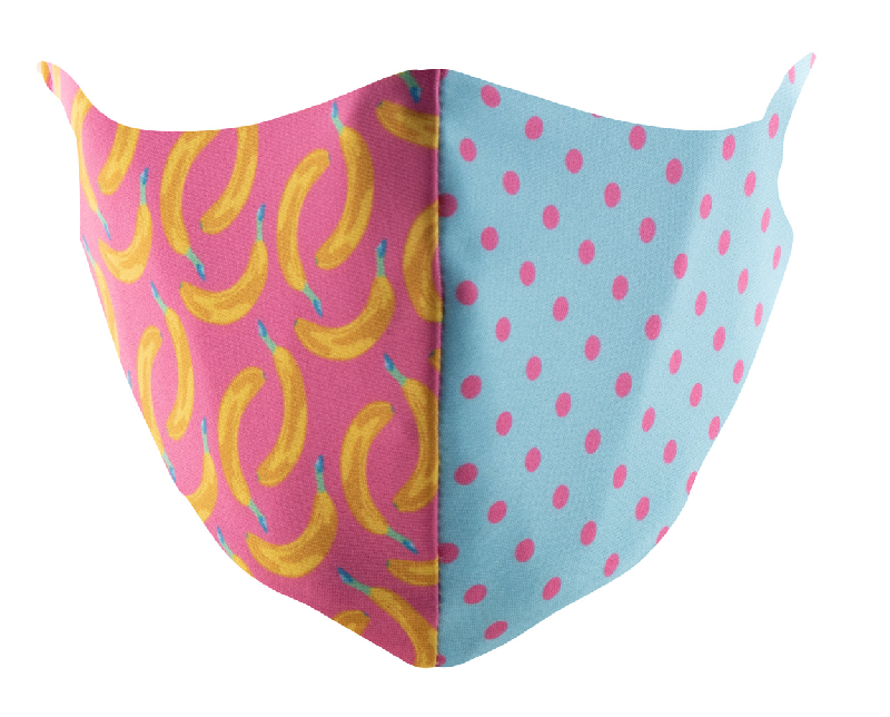 Masque facial personnalisé - lavable, réutilisable, impression sublimation, taille adulte - 100% polyester et coton_7