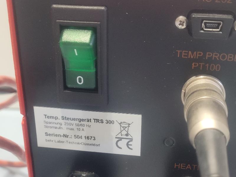 Bloc chauffant / minéralisateur dco csb 12/e behrotest + unité de commande trs 300 behr labor-technik_7