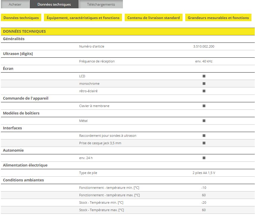 SL3000 - Détecteur de fuite d'air comprimé - Trotec GmbH & Co. KG - Mesure ultrasons 40 kHz_7