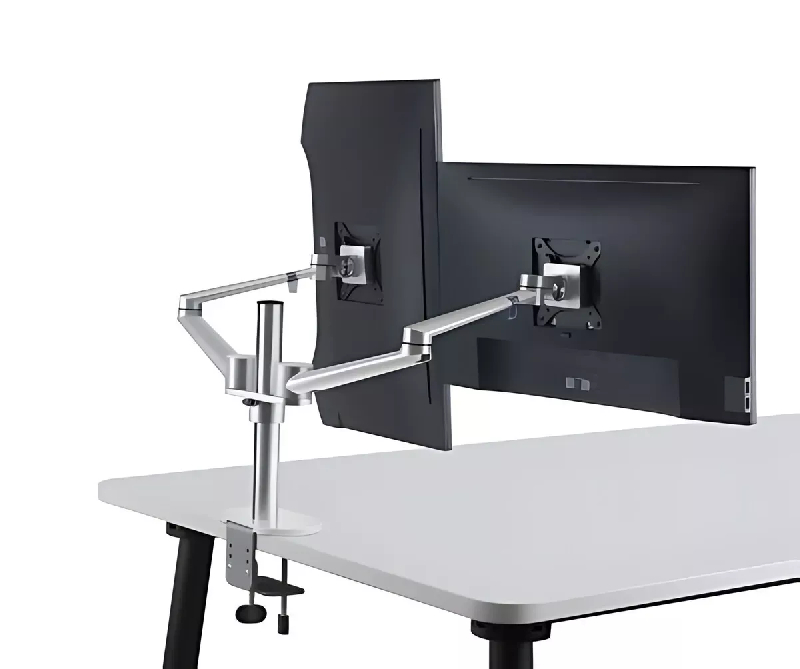 Bras articulé écran double fixe métal SAMY_7