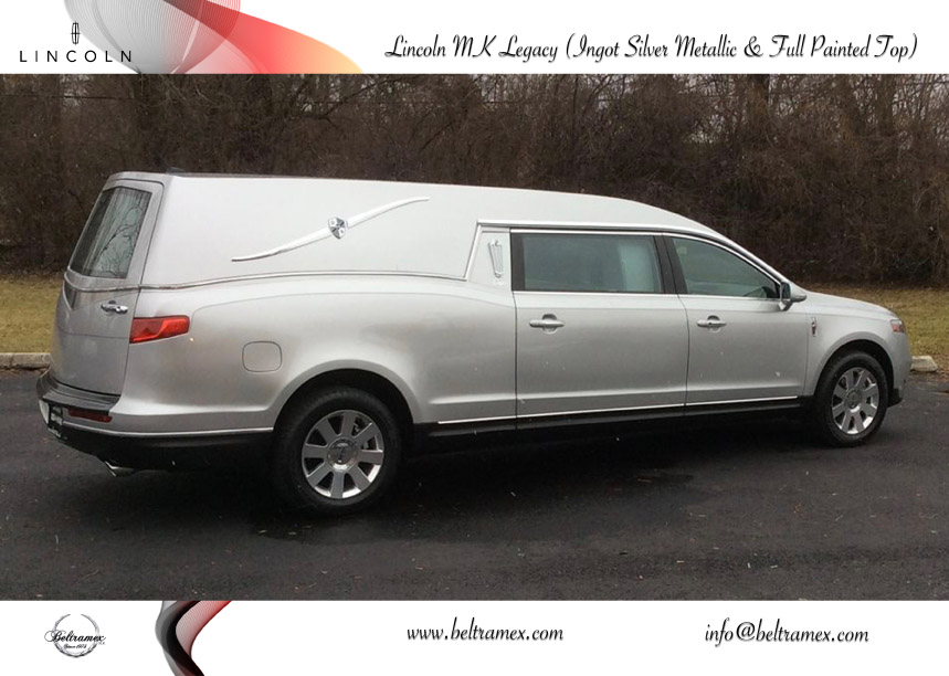 Voiture funéraire Lincoln Legacy avec galerie florale personnalisable