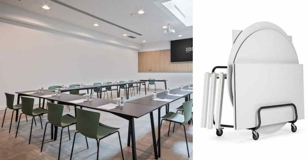 FAST - Table modulable démontable sans outil avec structure pliante et plateau interchangeable_7