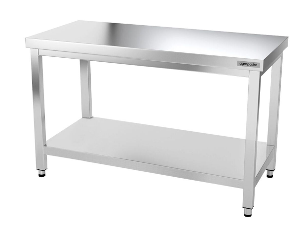 Tables Inox centrales Premium avec Etagère - P 600 mm | Ggm - 1400_7