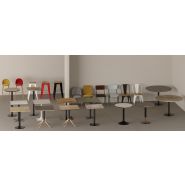 Table New York - Restootab, élégante et urbaine avec piétement en fonte, plateaux personnalisables_7