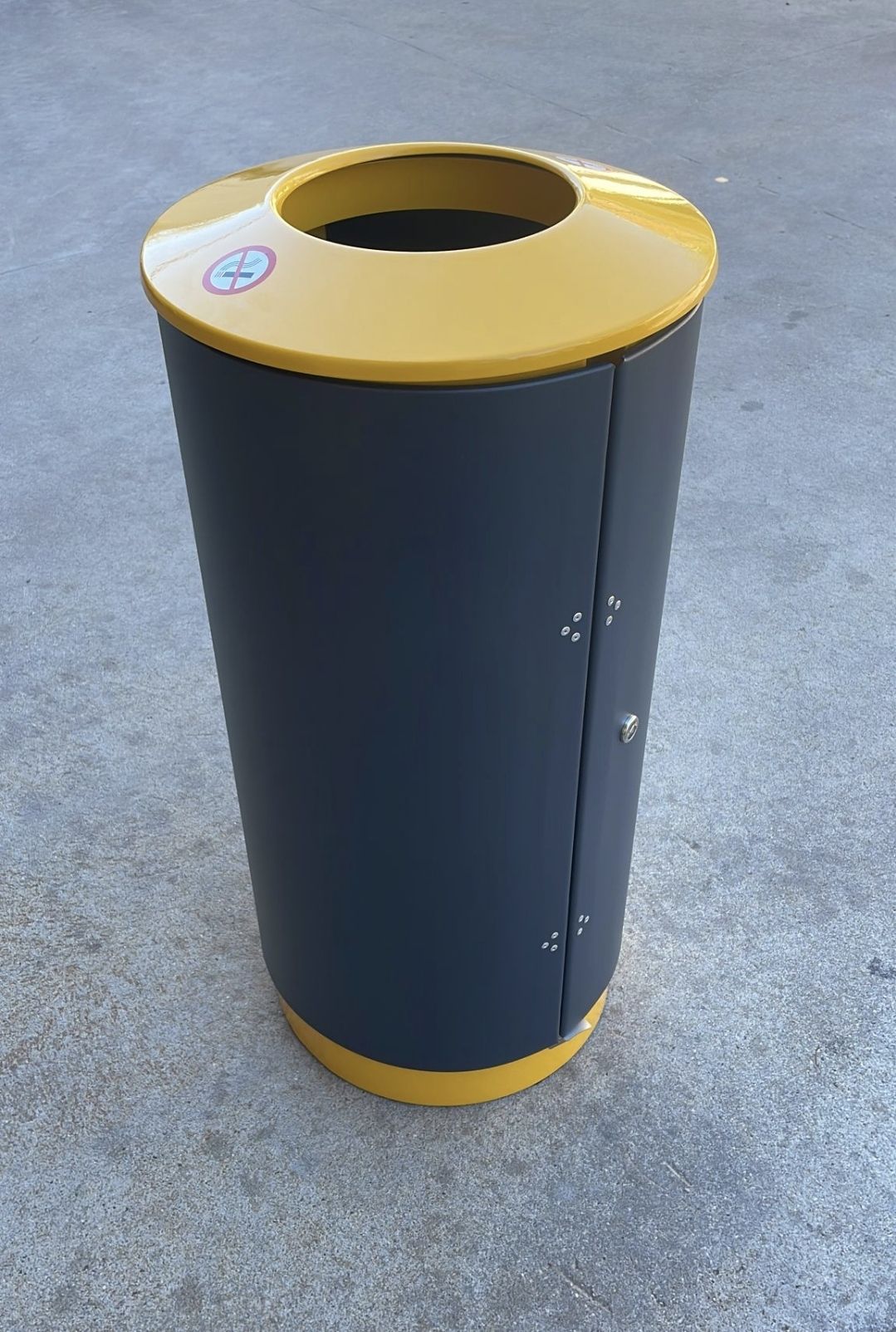 Poubelles tri sélectif en métal galvanisé - extérieur/intérieur - acier galvanisé - 9 litres_7