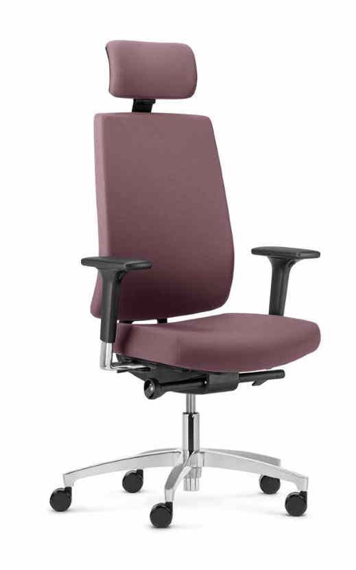 Fauteuil ergonomique de bureau design - écologique et durable - assise rembourrée confortable - INDEED_7