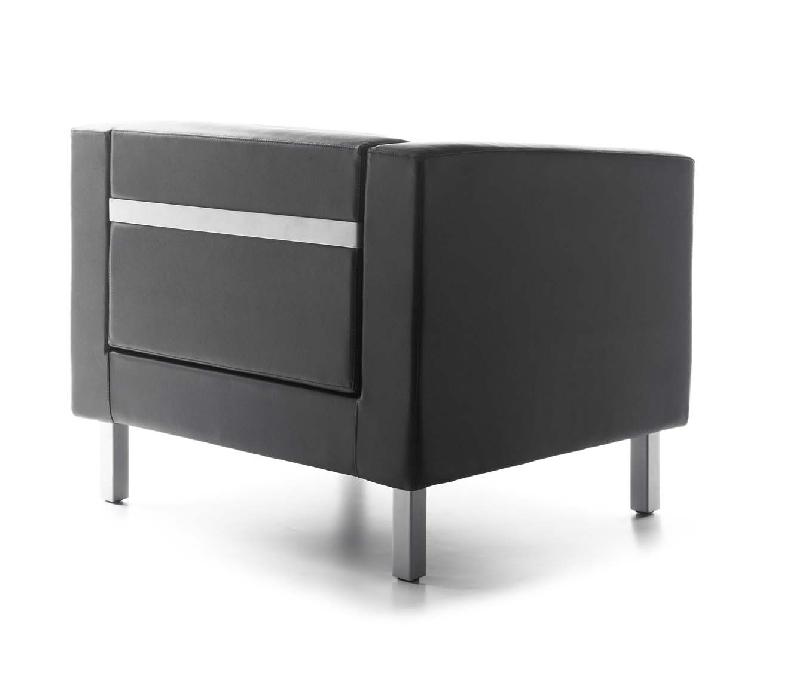 Fauteuil d'attente en cuir OXEL - Sokoa._7