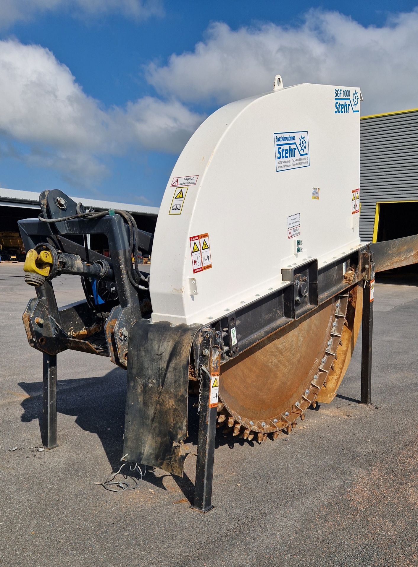 Trancheuse polyvalente pour la réalisation des tranchées entre 15 et 25 cm et jusqu'à 100 cm de profondeur - SGF 1000 STEHR_7