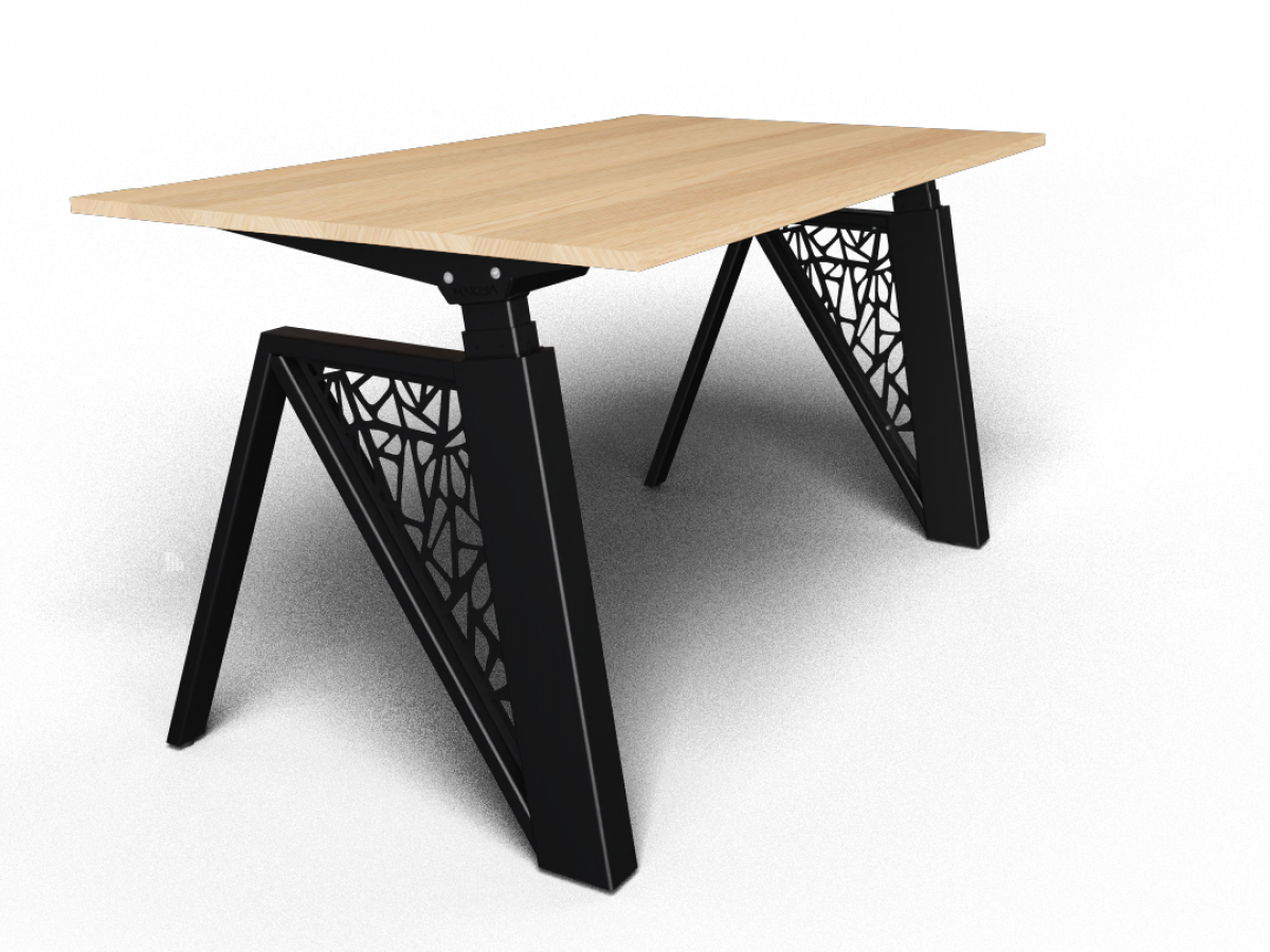 Bureau design réglable en hauteur - personnalisable et connecté - THEODORE_7