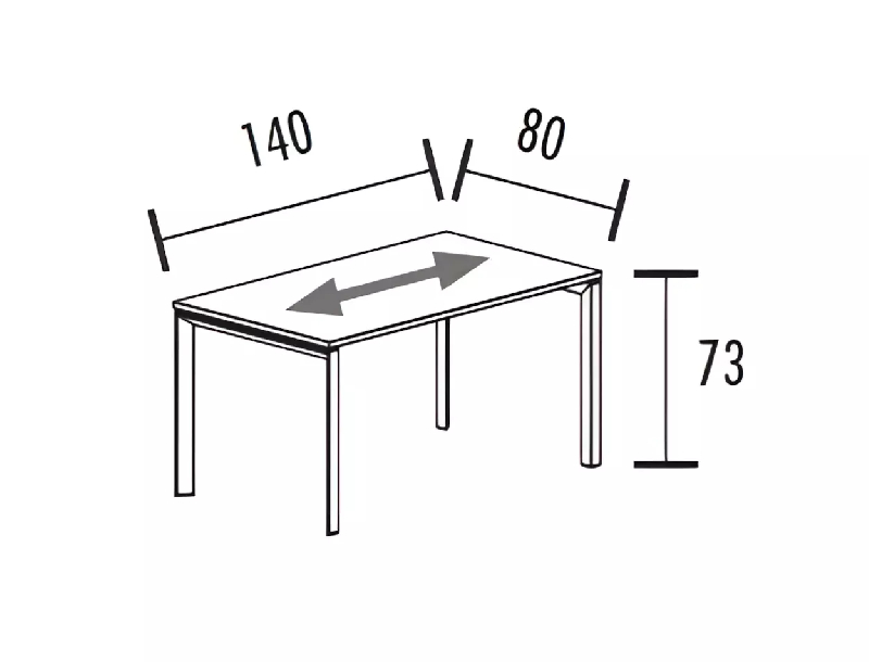 Bureau individuel avec retour piètement ouvert So Sierro_7