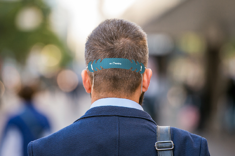 Prolongateur de masque facial - Extension sur mesure en plastique PP - Taille universelle avec impression UV-LED_7