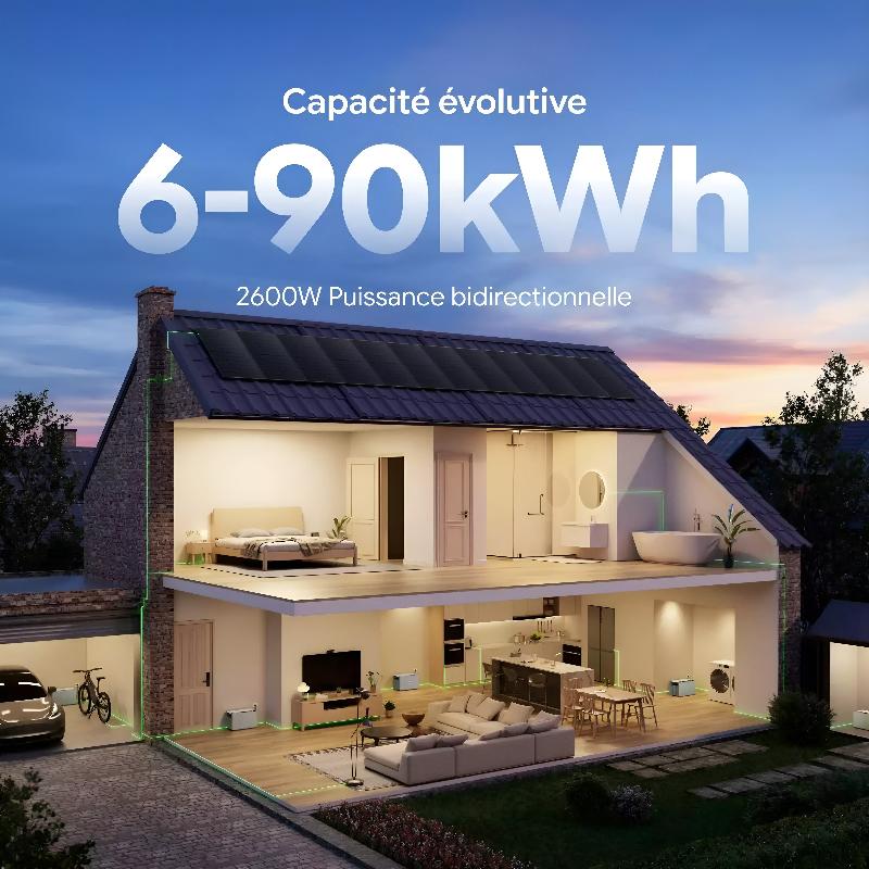 Batterie solaire SAMDUO NEX E6000H (6 kWh) - Batterie solaire SAMDUO NEX E6000H (6 kWh) + SAMDUO Smart Meter_7