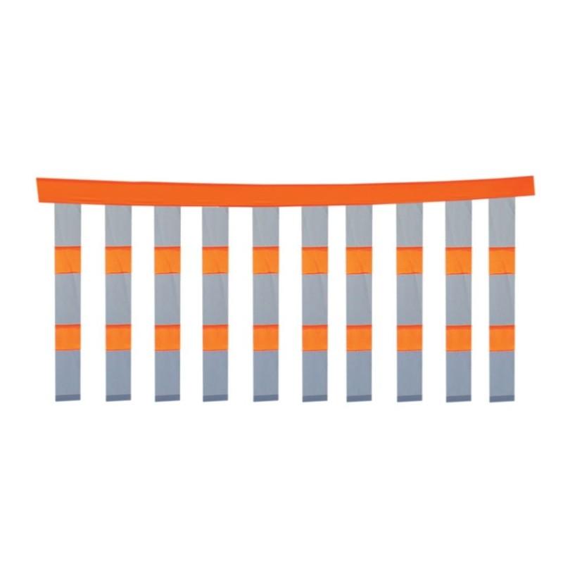 Bandeau de signalisation en tissu - Orange/Gris_7