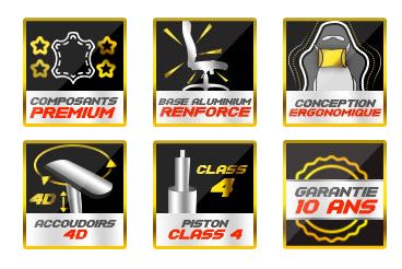 Siège réglable en tissu déperlant avec mousse de haute densité 55 kg/m3 - ORAXEAT TK800F - Gris foncé / Noir - Réf : ORX_TK800F_BKLG_7