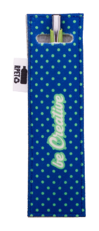 Étui à stylo personnalisé en feutre RPET - Impression sublimation - Couleur gris_7