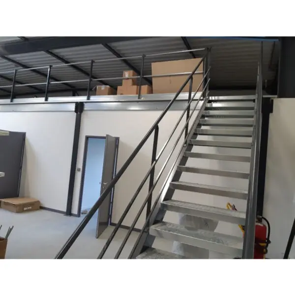 Mezzanine industrielle autoporteuse sur mesure - capacité 350 kg/m²_7