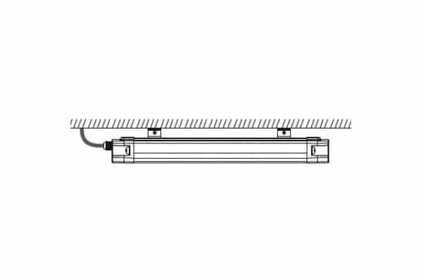 Luminaire étanche LED IP66 robuste SINUS - Applique ou suspendu - Puissance réglable de 16W à 62W_7