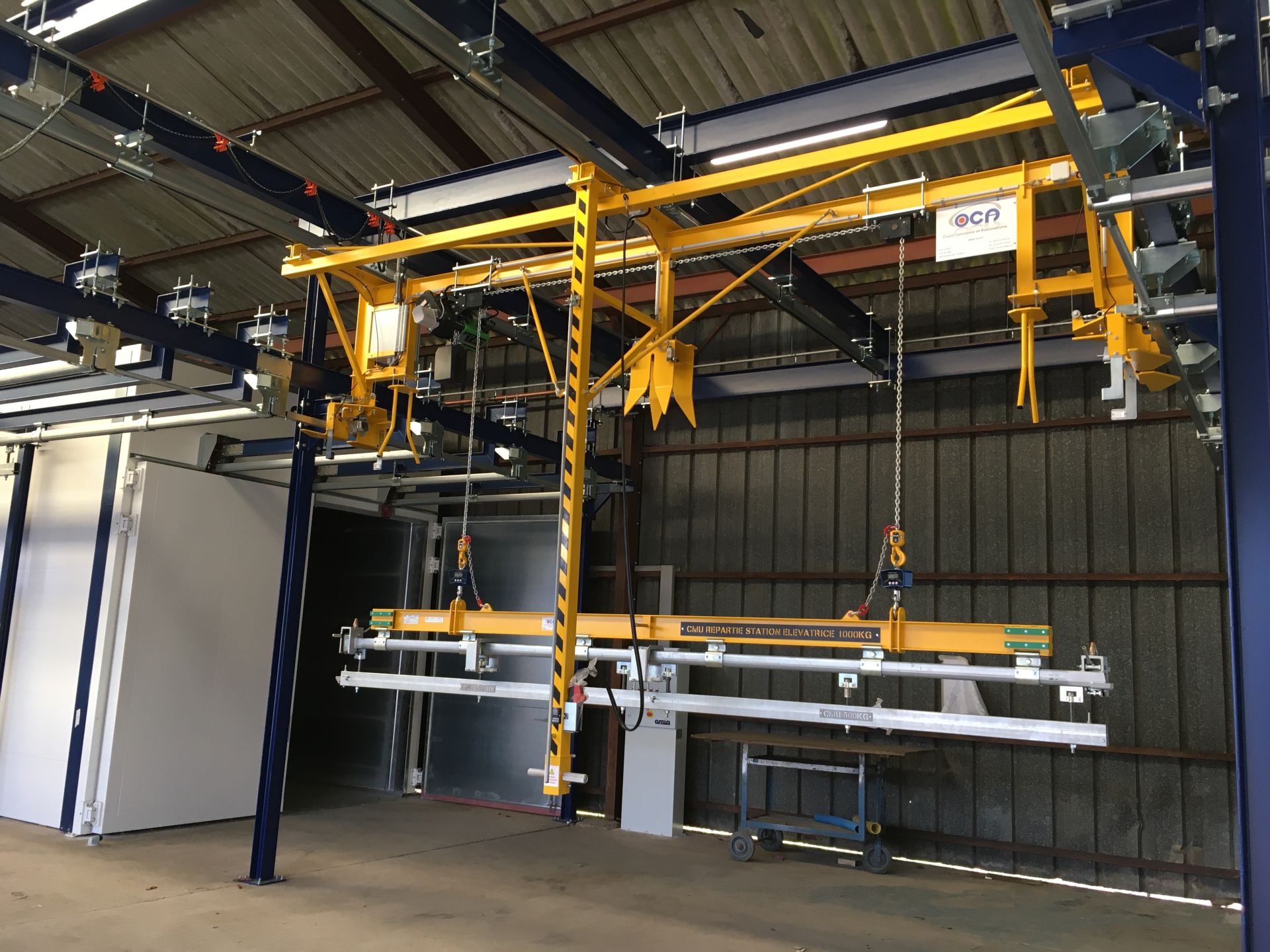 Poutre roulante et convoyeur pour le transfert  et le stockage de charges jusqu'à 1 tonne  - TELESTO_7