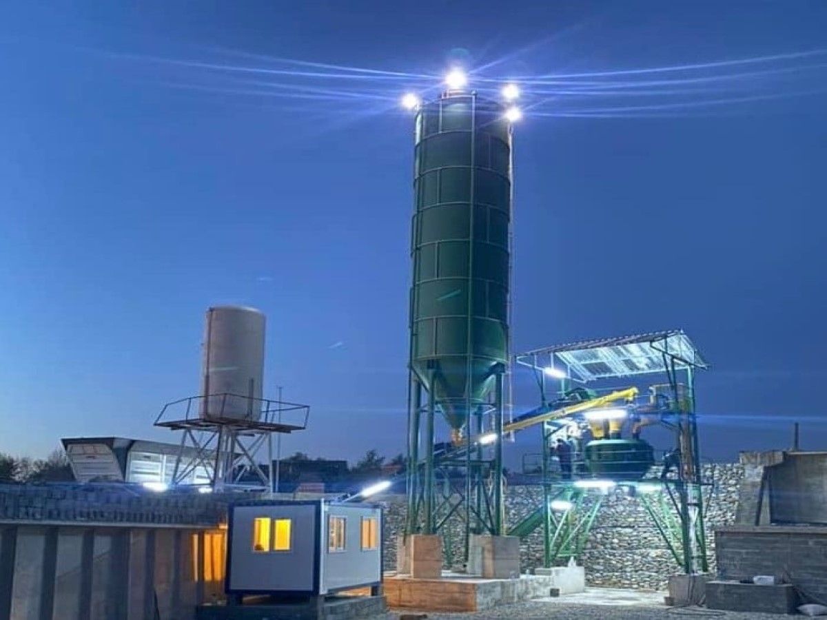 Centrale à béton fixe 30 m³ - Mélangeur planétaire 0.75 L - Idéale pour vos chantiers_7