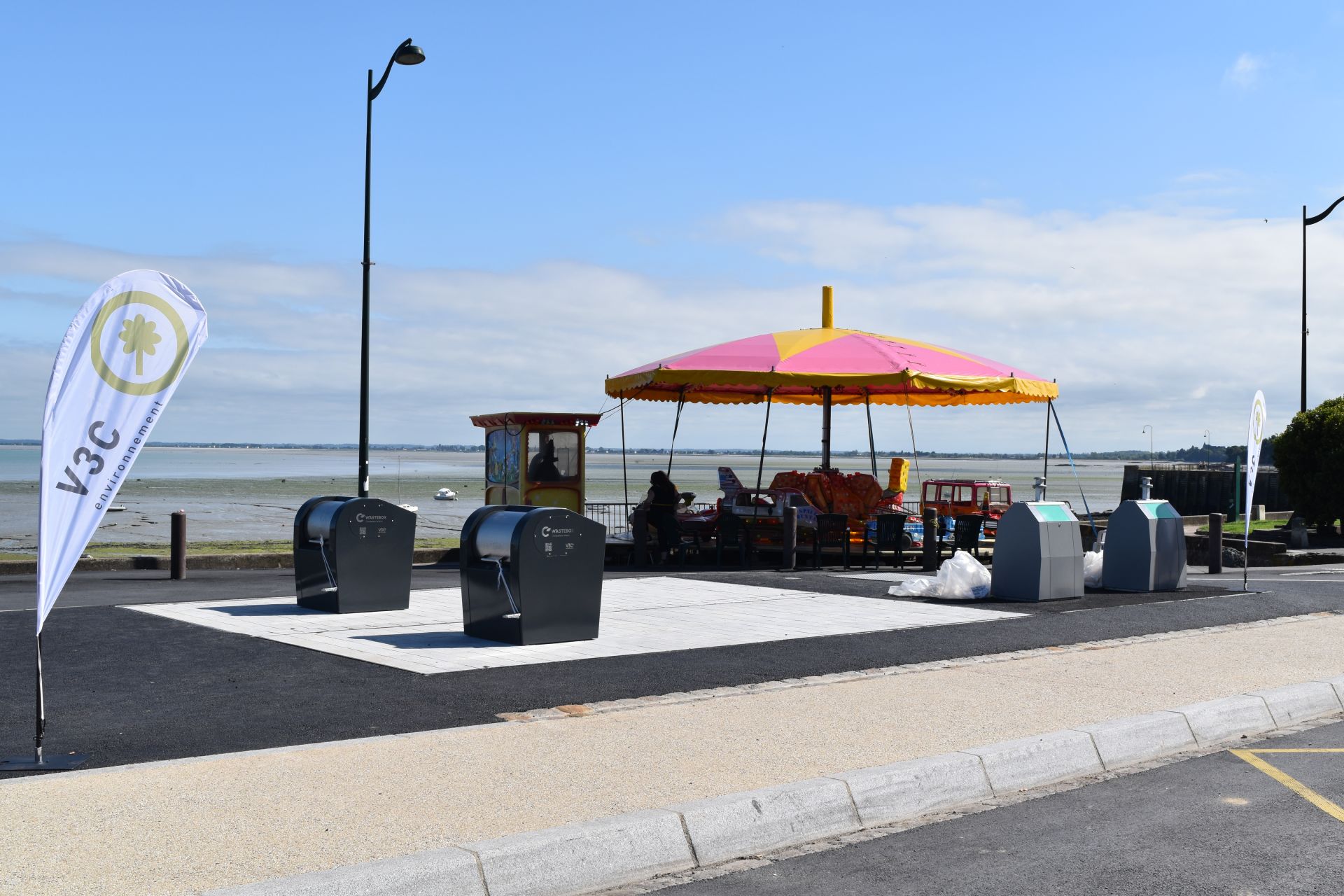 Système Wastebox souterrain avec communication en temps réel