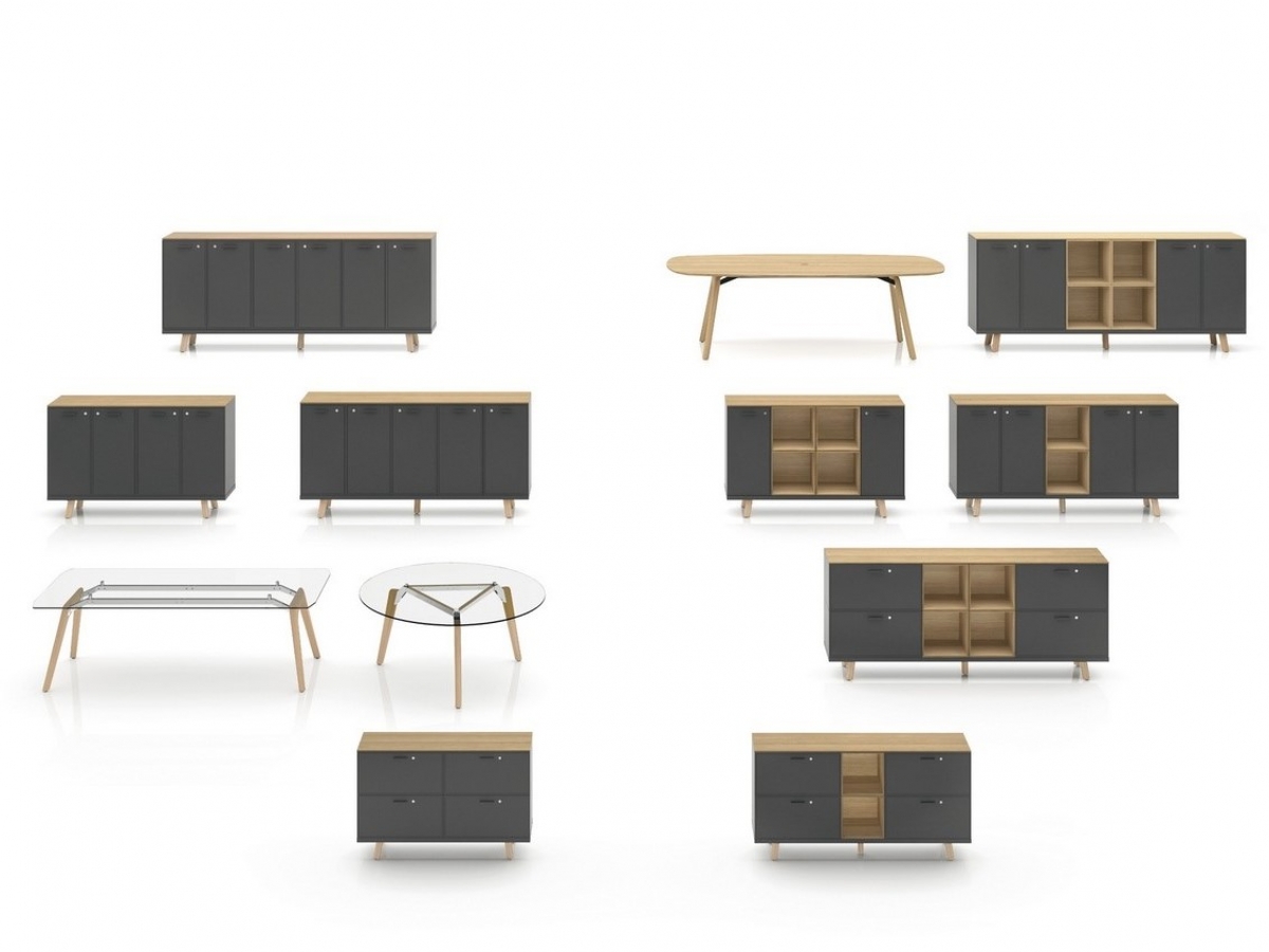 Table de réunion directionnelle RAIL - Lignes pures, design italien et finitions personnalisables_7