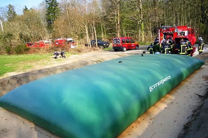 Réserve anti-incendie souple - Neatfx - 50 m3 - tissu technique enduit PVC - certification QB/CSTB_7