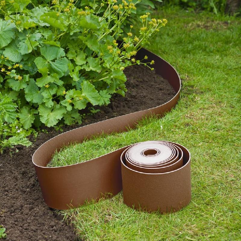 Nature arête de bordure de jardin 0,15x10 m terre cuite 428500_7